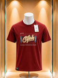 T-shirt rouge imprimé Cycle