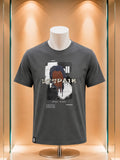 T-shirt gris anthracite imprimé Despair