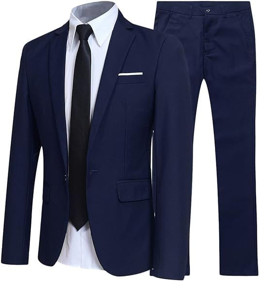 Costume 2 pièces slim bleu marine