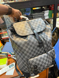 Sac à Dos Homme Gris Clair et Noir