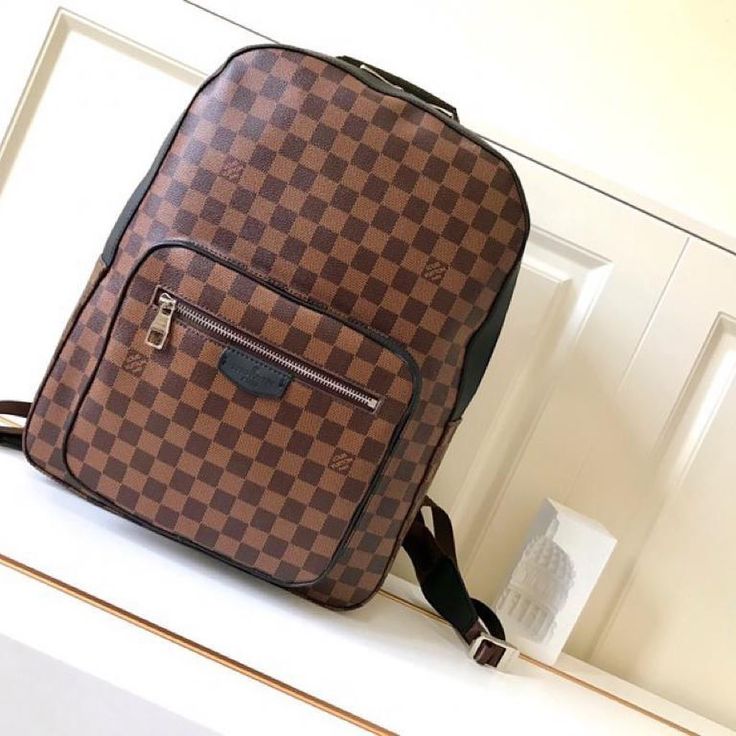 Sac à Dos Homme Marron Bordure Noire