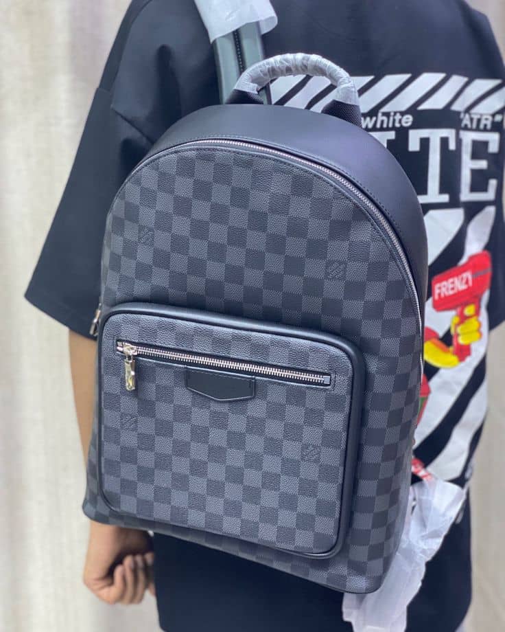 Sac à Dos Homme Noir et Gris Clair