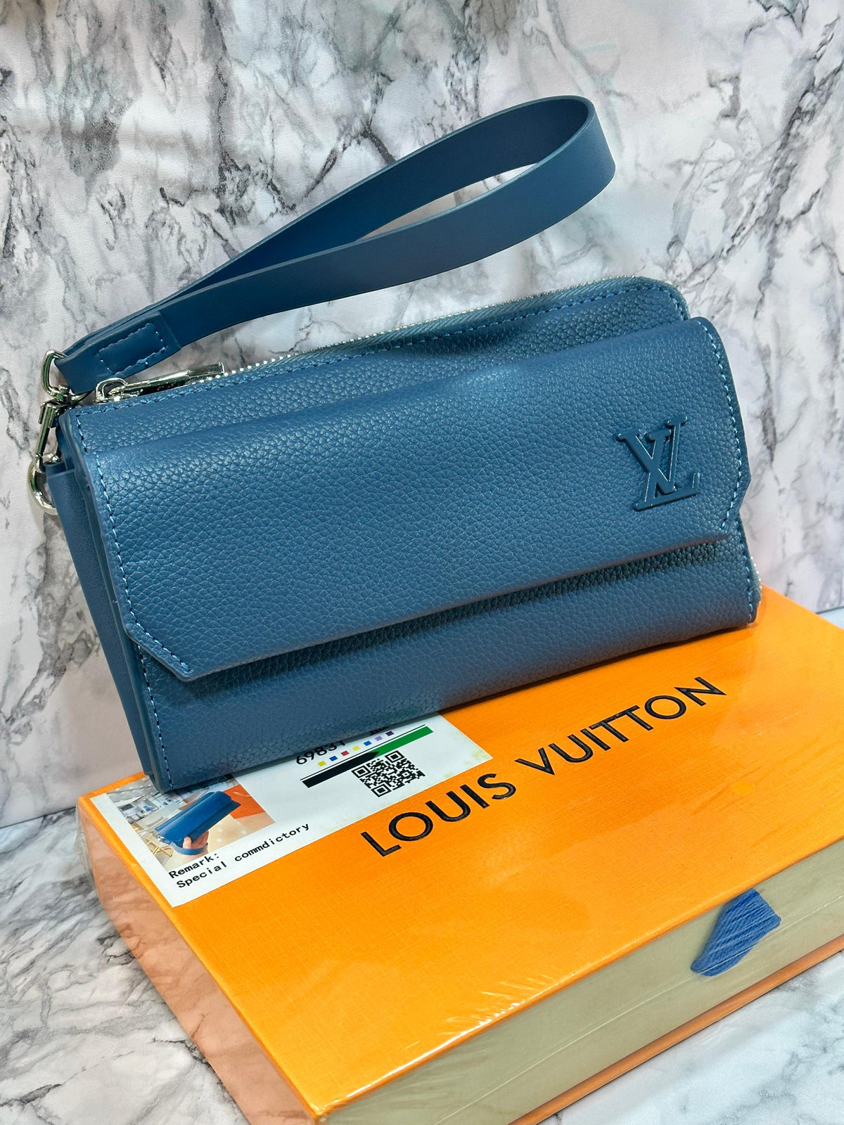 Bandoulière L-V bleu